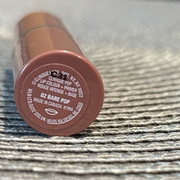 Clinique Pop Lip-color plus Primer Rogue Intense plus Base New Bare Pop - Picture 5 of 5